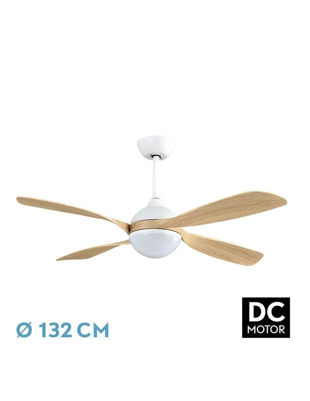 Envío Gratis Comprar Ventilador Livorno Blanco Haya