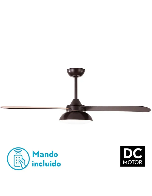 Disponible Ahora Umi Ventilador Marrón Fabrilamp