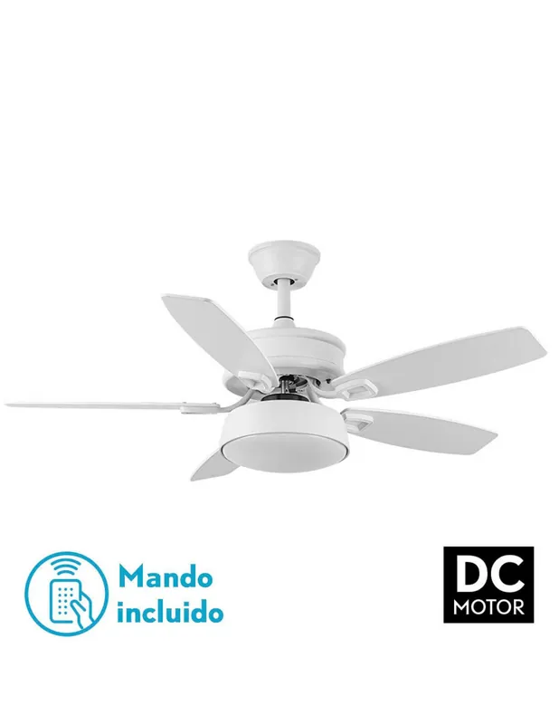 Artesanal Braw Fabrilamp Ventilador Aspas Reversibles
