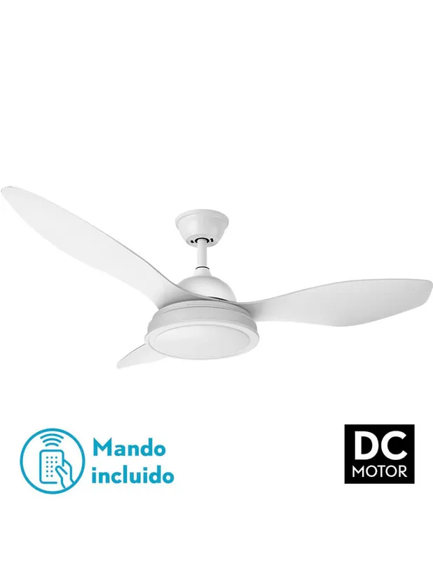 Envío Internacional Datoo Fabrilamp Ventilador Blanco