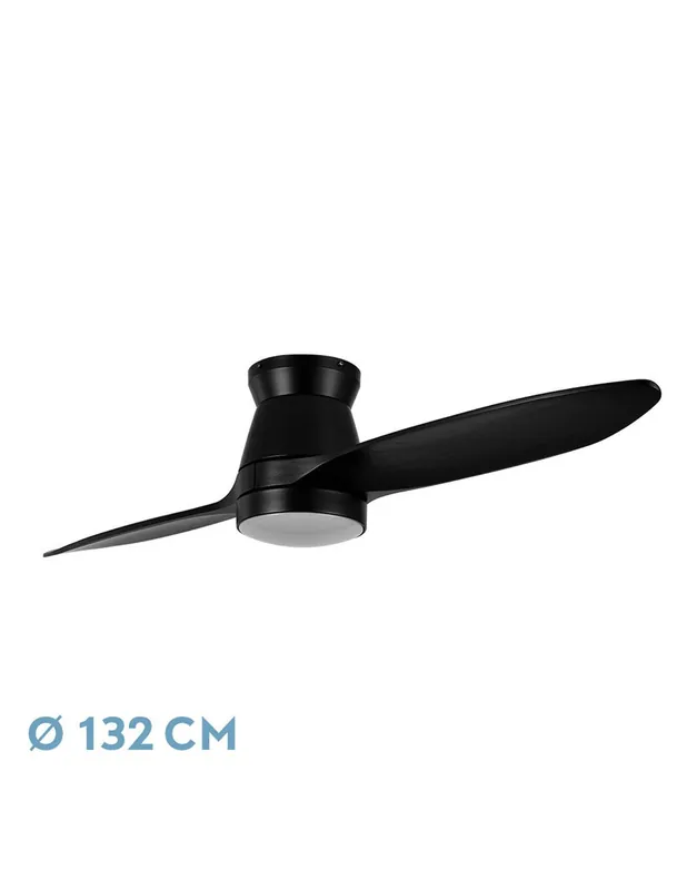 Nordic Ventilador 2 Aspas Negro Motor DC Envío Gratis