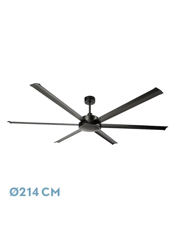 Sansón Ventilador DC 214 CM Negro sin Luz Barato