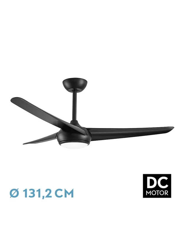 Pago Seguro Patras Ventilador Motor DC Negro