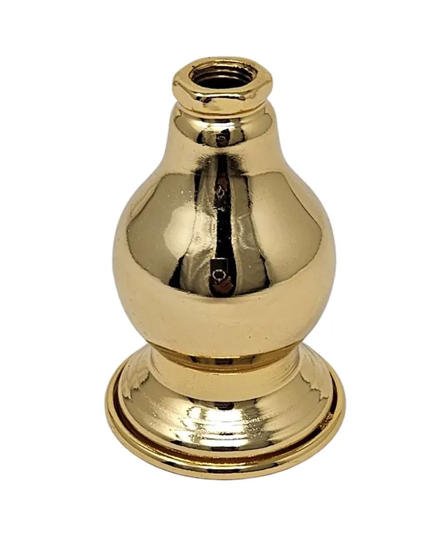 Virola Pequeña Metal Baño Dorado Para Lámparas Últimas Unidades