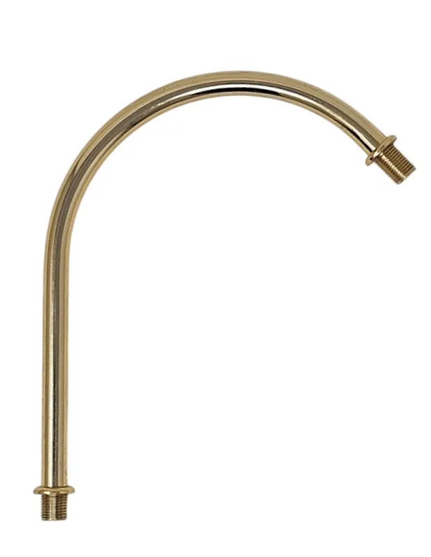 A Buen Precio Brazo Metal Curvado Dorado Para Lámparas