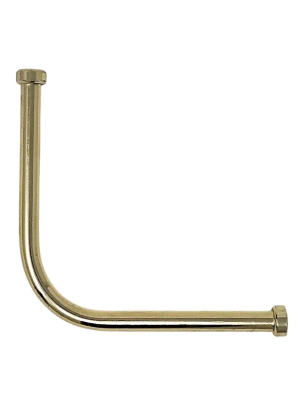 Brazo Metal en "L" Dorado Para Lámparas Premium