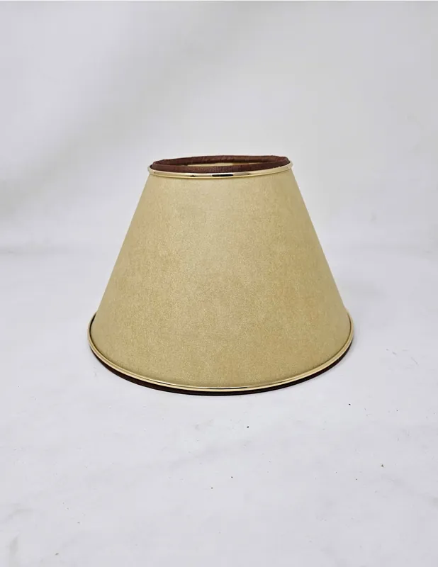 Premium Pantalla Pergamino Filo Oro para E-14