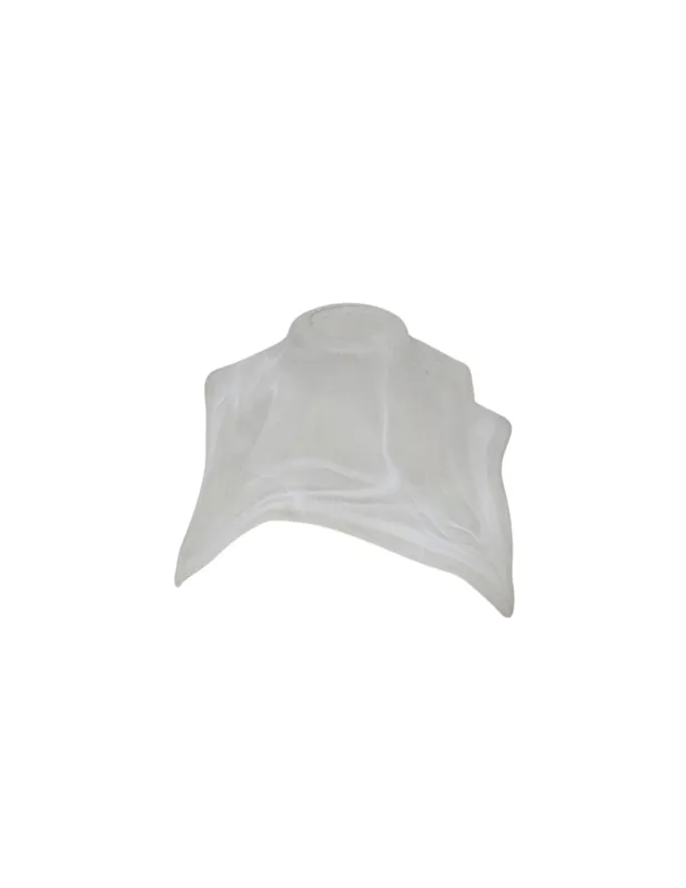 Precio Rebajado Tulipa de Cristal Pañuelo Blanca