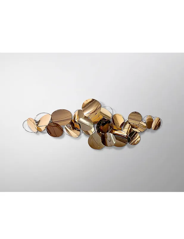 Serenity Escultura Pared Acero Oro Rosa Schuller Popular