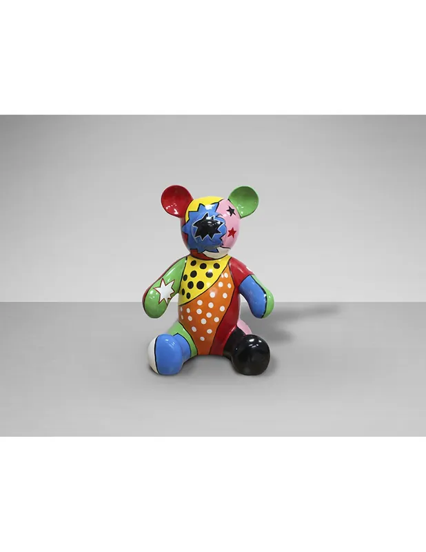 Osito Peluche Figura Deco Colores Schuller Última Oportunidad
