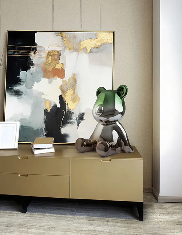 Precio De Fábrica Osito Figura Gris/Verde Schuller