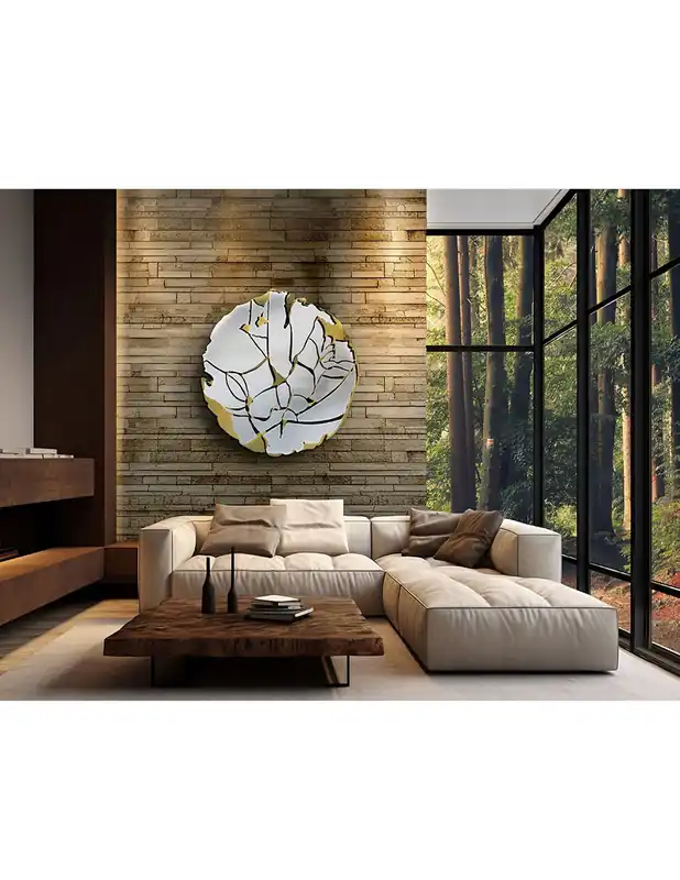 Oferta Especial Fiorella Escultura Pared Oro Cromo Schuller