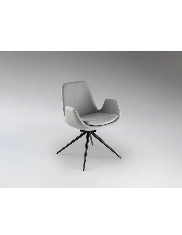 Súper Precio Zuna Silla Giratoria Gris Claro de Schuller