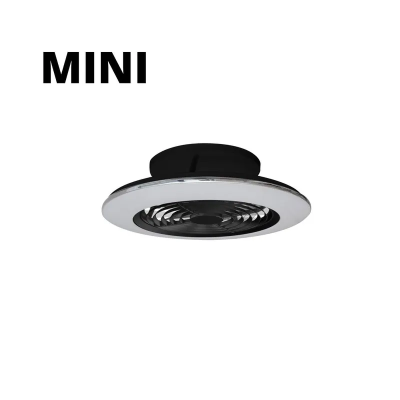 Más Vendido ALISIO MINI VENTILADOR NEGRO LED