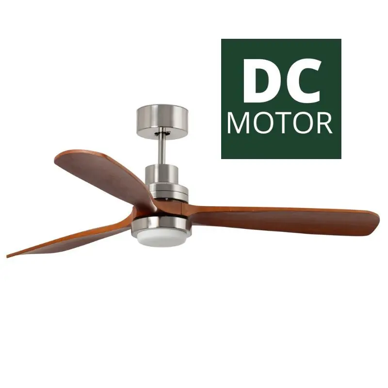 LANTAU-G Ø168 DC NIQUEL MATE NOGAL LED 15W Máxima Calidad
