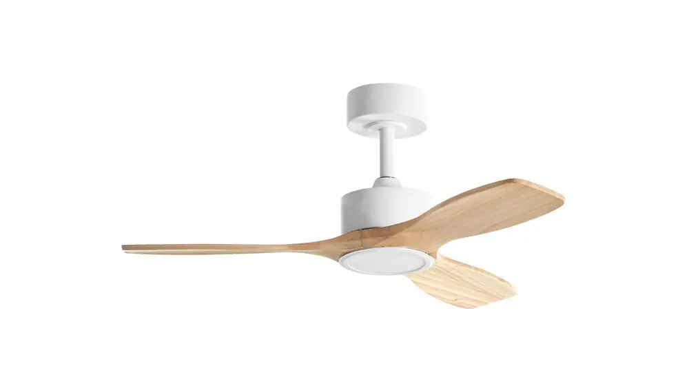 Mejor Calidad VENTILADOR SANTORINI XS BLANCO NATURAL