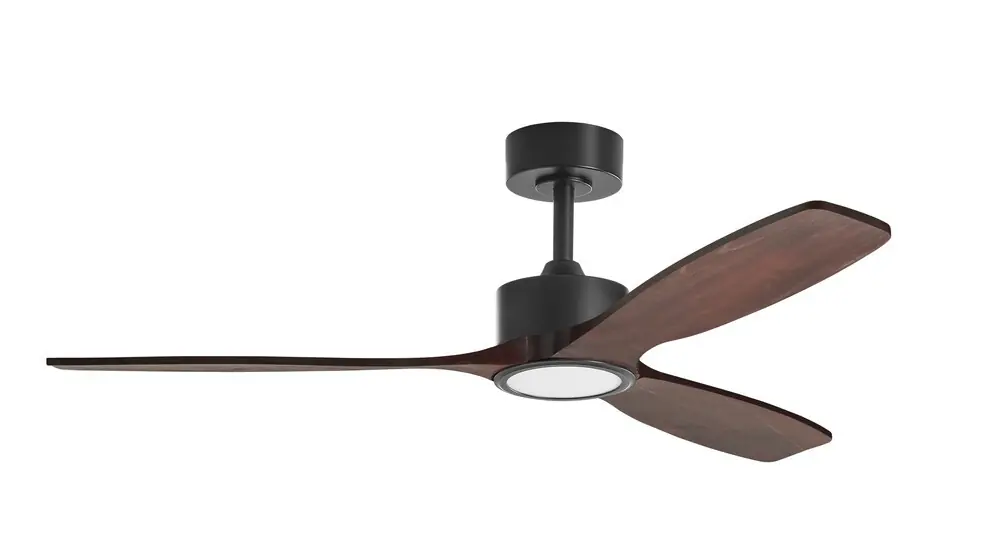 Barato VENTILADOR SANTORINI XL NEGRO NOGAL