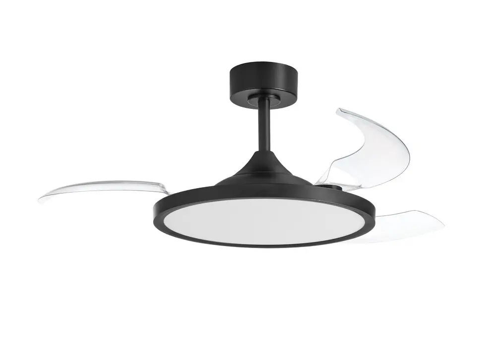 Últimas Unidades VENTILADOR RETRACTIL CORFU NEGRO