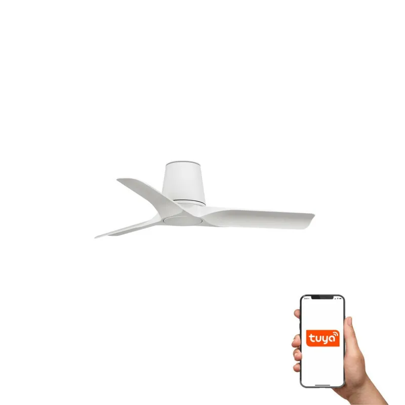 HEY TUB S Ø90 BLANCO 3 PALAS BLANCAS TUYA Oferta De Temporada