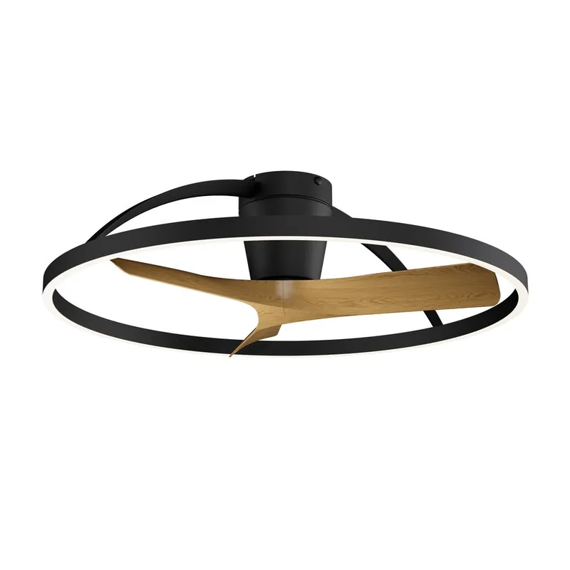 VENTILADOR NEPAL II NEGRO MADERA Más Vendido