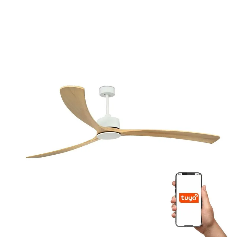 Certificado KAUAI XXL Ø233 CM BLANCO 3 PALAS TUYA