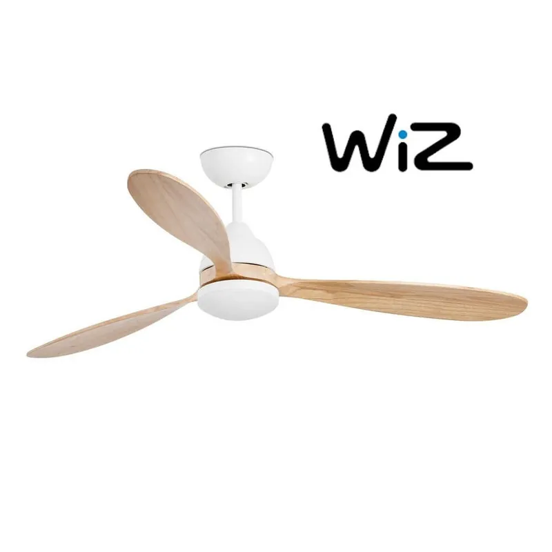 POROS Ø132 CM BLANCO 3 PALAS 19W LED WIZ Oferta Limitada