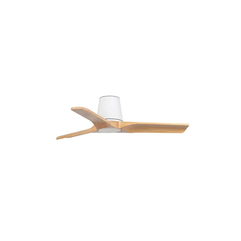 Imprescindible (Must-Have) HEYWOOD TUB S Ø90 BLANCO  PALAS MADERA CLARA