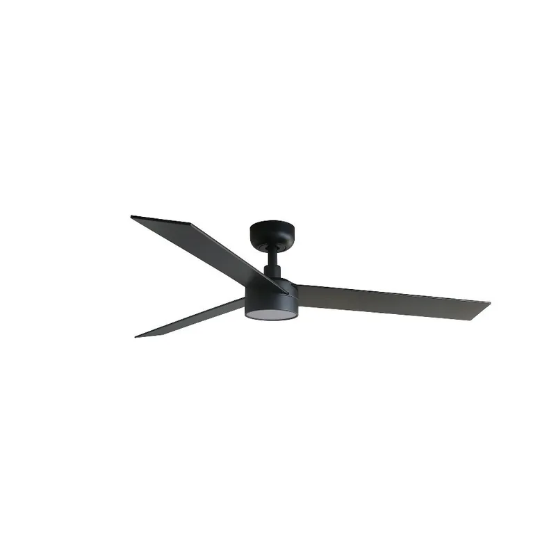 RUDDER L Ø132 NEGRO PALAS NEGRAS NOGAL LED 18W Últimas Unidades