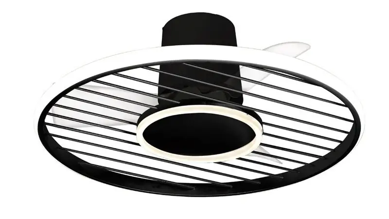 VENTILADOR PLAFÓN SOHO NEGRO Hecho A Mano