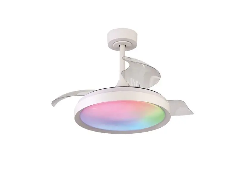 Garantía De Devolución De Dinero VENTILADOR LED RECTRACTIL SIBERIA MINI BLANCO