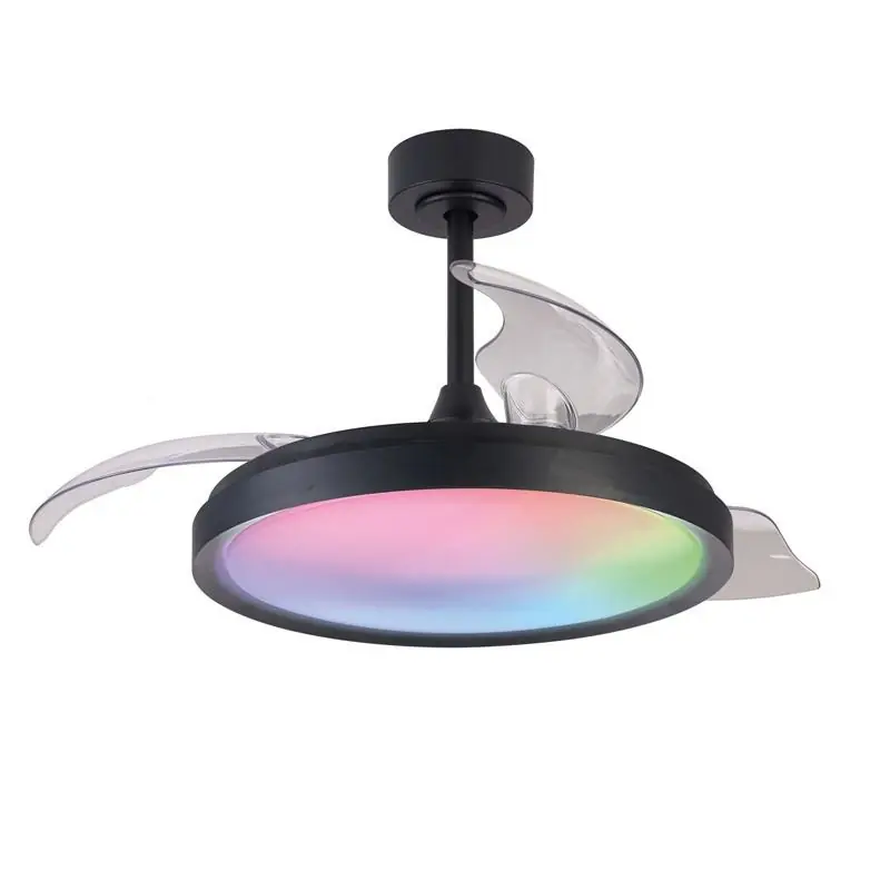 VENTILADOR LED RECTRACTIL SIBERIA NEGRO Solo Por Tiempo Limitado