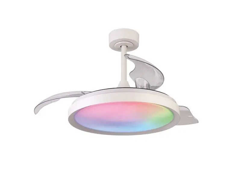No Te Lo Pierdas VENTILADOR LED RECTRACTIL SIBERIA BLANCO