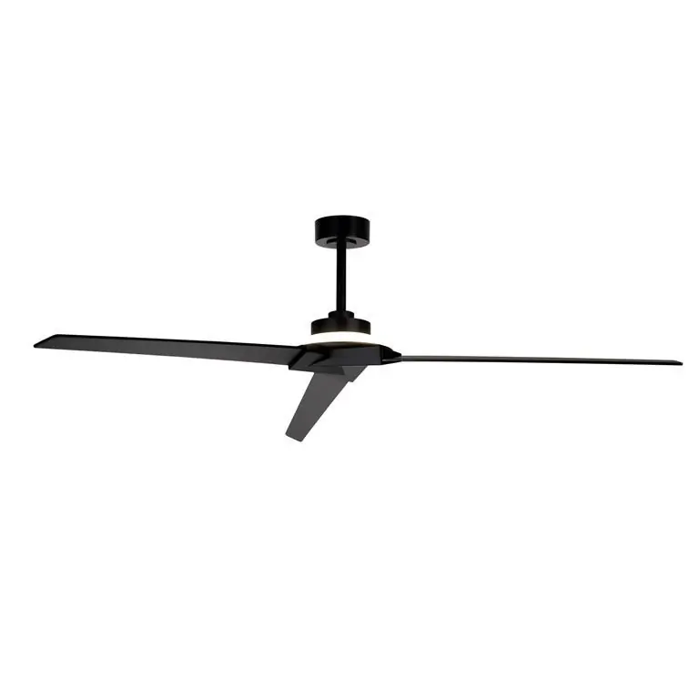 Profesional VENTILADOR LED BRISA NEGRO+MADERA
