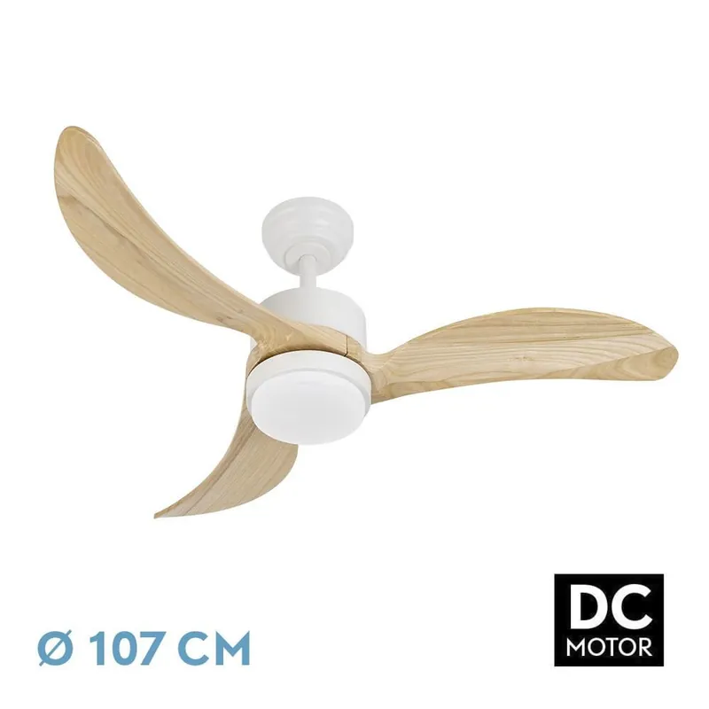 VENTILADOR DC BEMBEZAR 24W BLANCO HAYA Directo De Fábrica