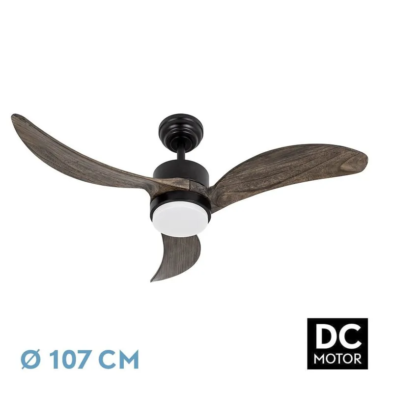 Directo De Fábrica VENTILADOR DC BEMBEZAR 24W NEGRO ROBLE