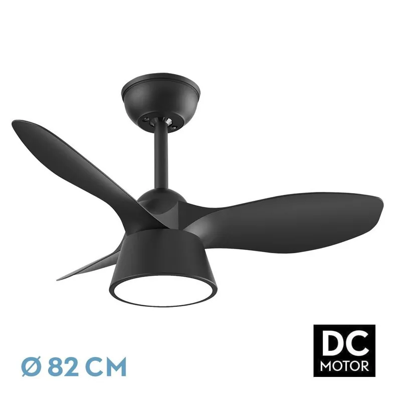 Envío Inmediato VENTILADOR DC CUBICO 36W  NEGRO