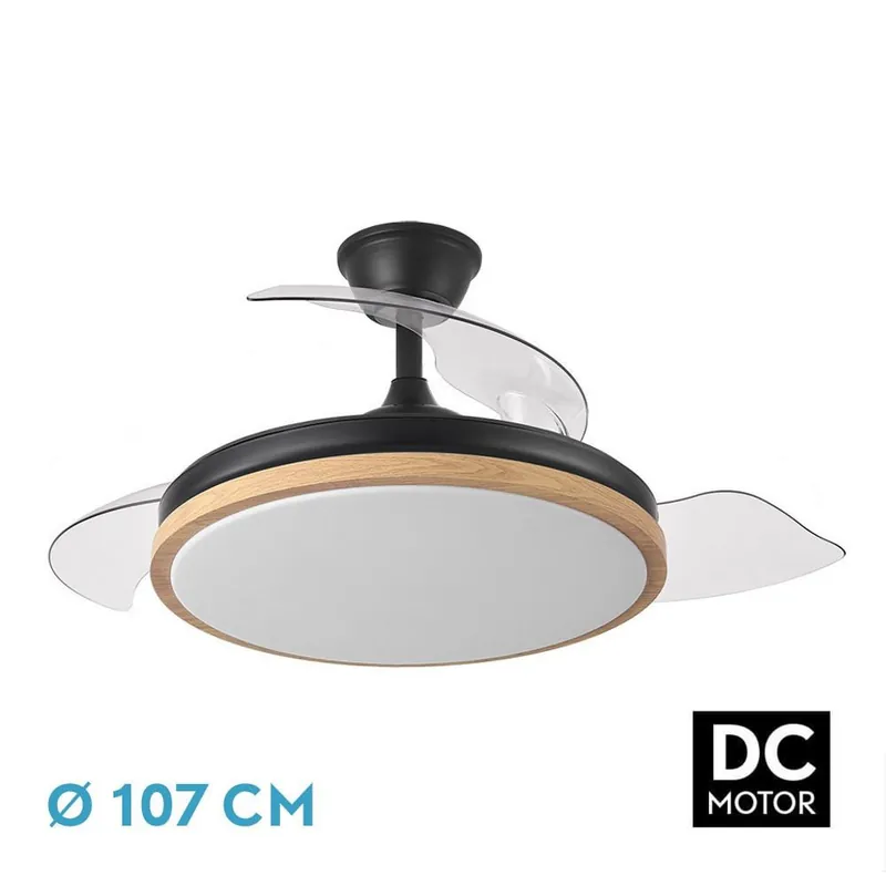Precio Bajo VENTILADOR DC EVROS 72W  NEGRO/HAYA