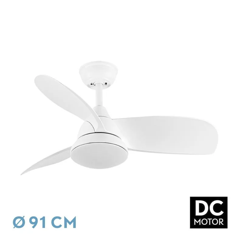 De Moda VENTILADOR DC ATOMO 24W BLANCO