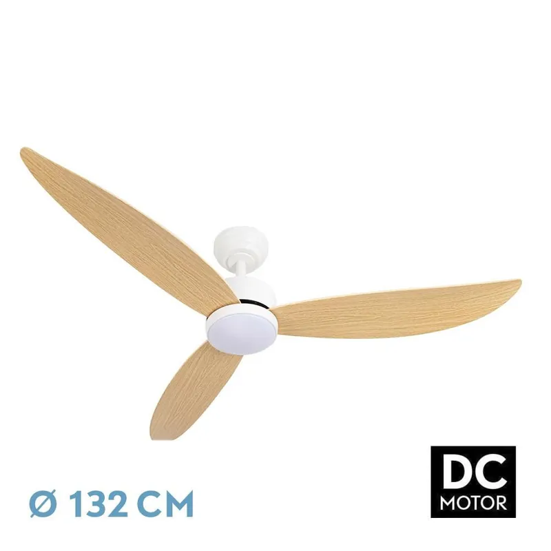 Envío Internacional VENTILADOR DC GENIL 24W BLANCO  HAYA