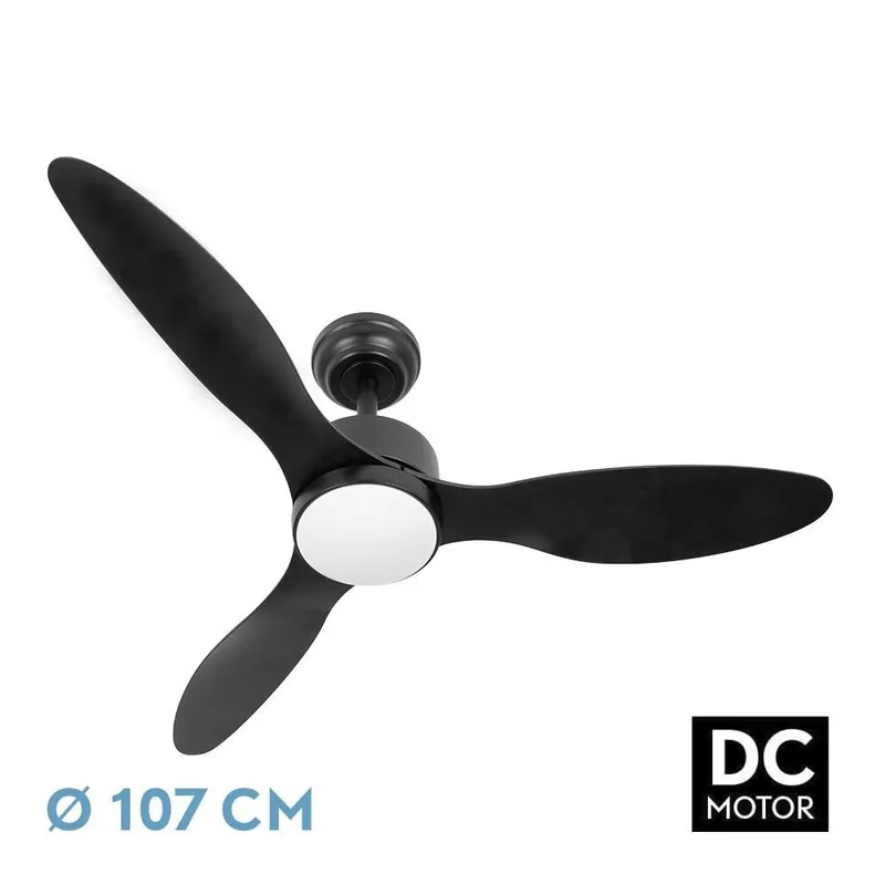 VENTILADOR DC SERPA 24W NEGRO Mejor Precio