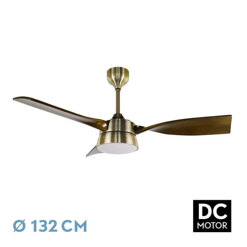 Mejor Calidad VENTILADOR DC ESTIO 24W CUERO/ROBLE