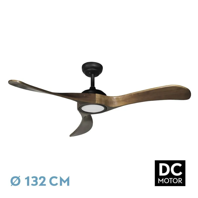 Pago Seguro VENTILADOR DC CASTELO 18W NEGRO/ROBLE