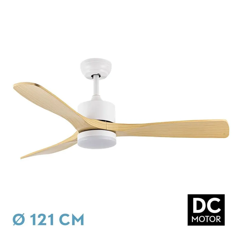 Nuevo Modelo VENTILADOR DC AZABACHE 20W BLANCO HAYA