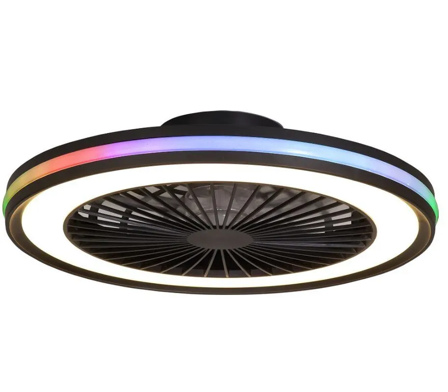 GAMER GRANDE VENTILADOR NEGRO LED Última Oportunidad