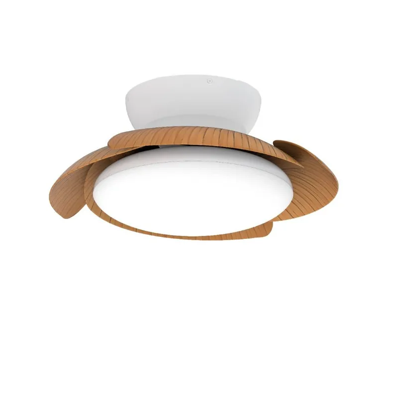 ALOHA VENTILADOR BLANCO MADERA LED Súper Precio