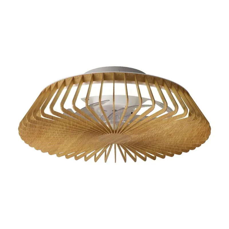 Hecho A Mano HIMALAYA MINI VENTILADOR MADERA LED