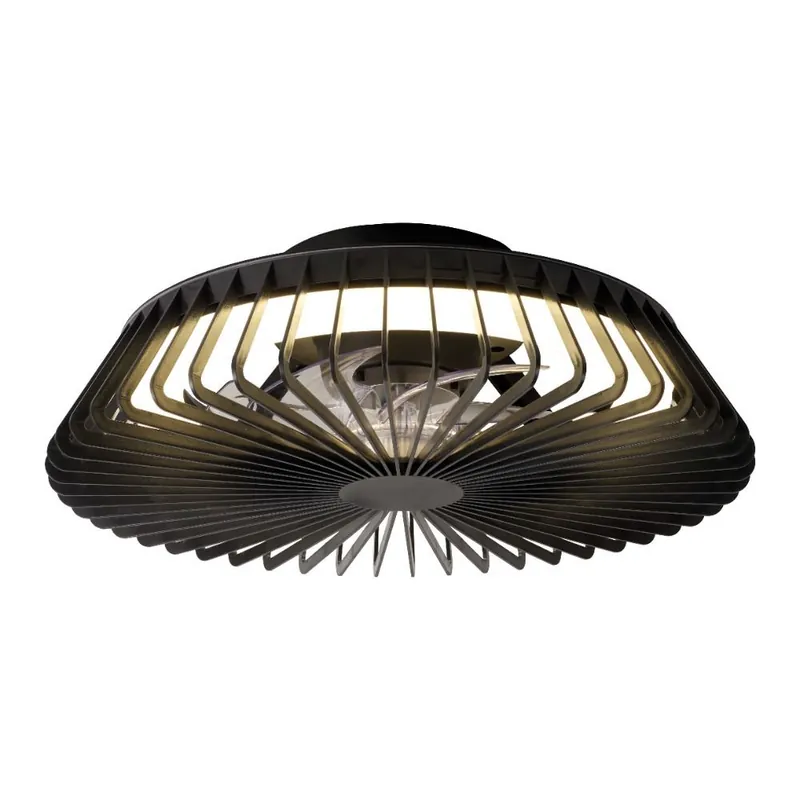 HIMALAYA MINI VENTILADOR NEGRO LED Hecho A Mano