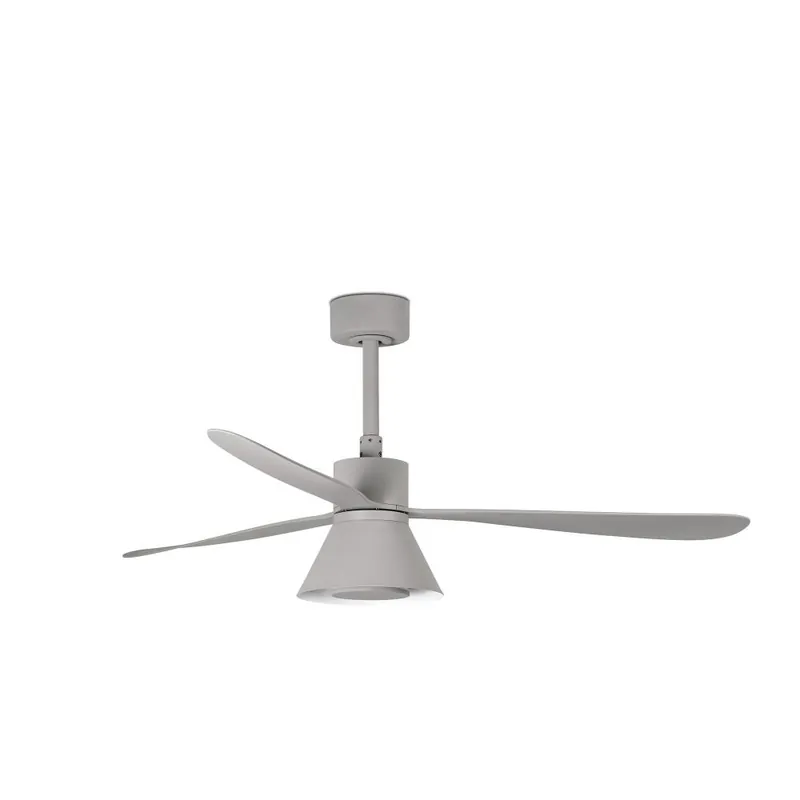 VENTILADOR AMELIA GRIS 3 PALAS  CONO Precio De Oferta