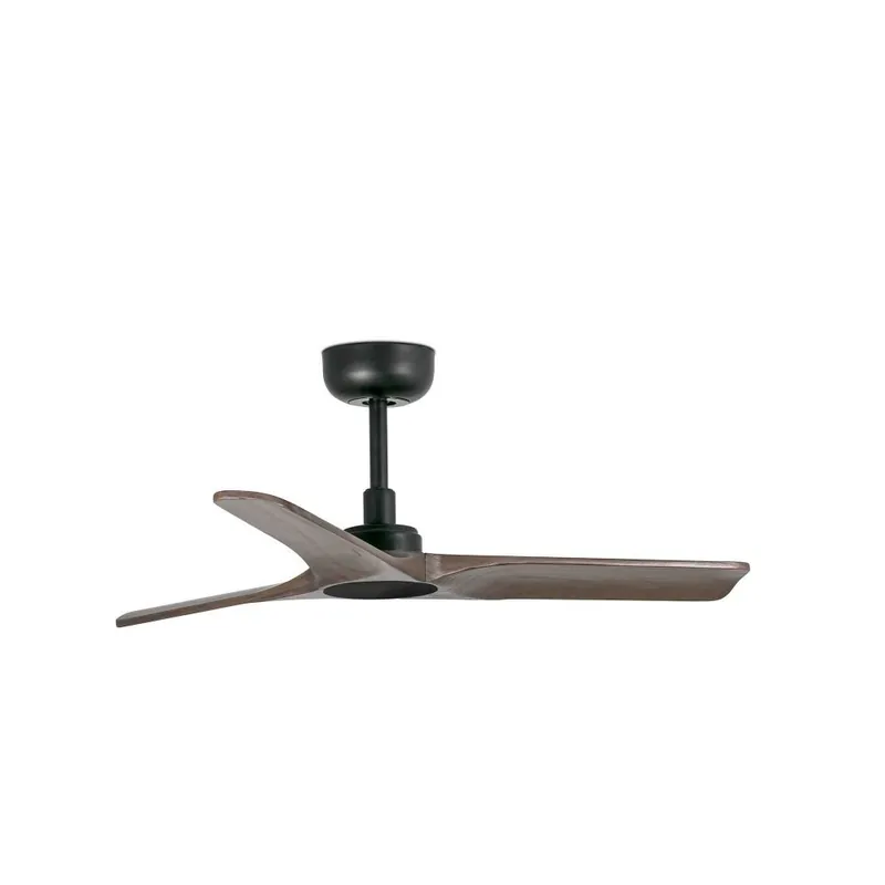 HEYWOOD Ø900MM NEGRO 3 PALAS MADERA OSCURA Súper Precio