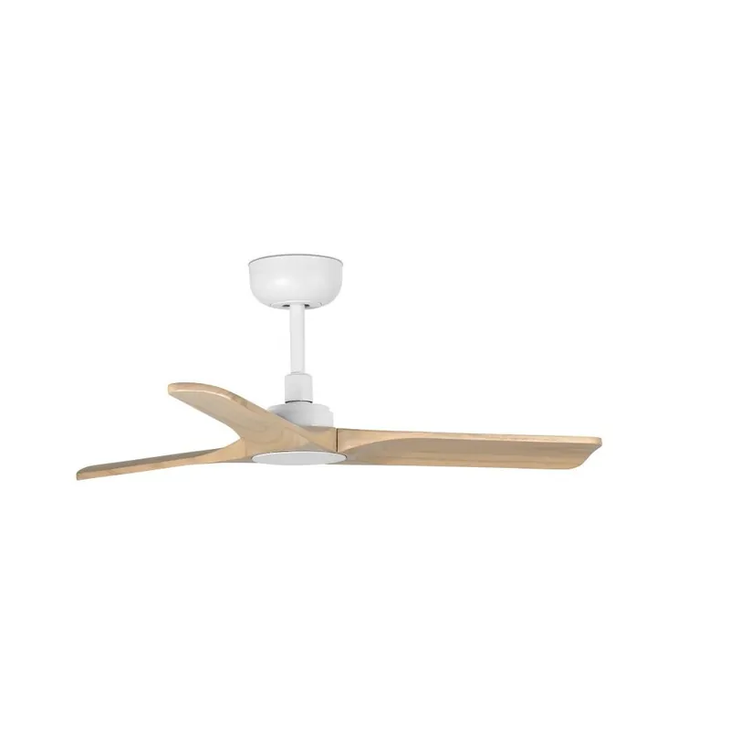 Máxima Calidad HEYWOOD Ø900MM BLANCO 3 PALAS MADERA CLARA